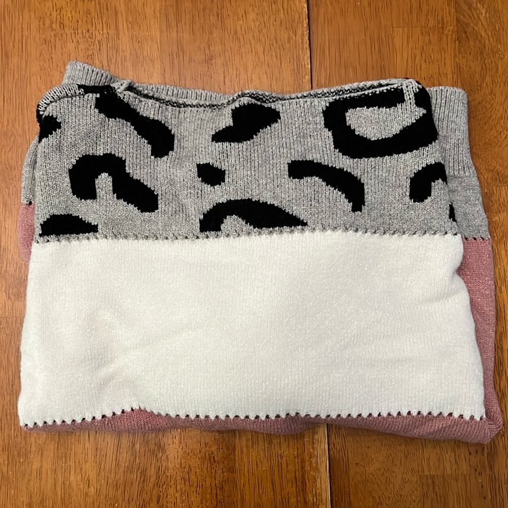patterned sweater